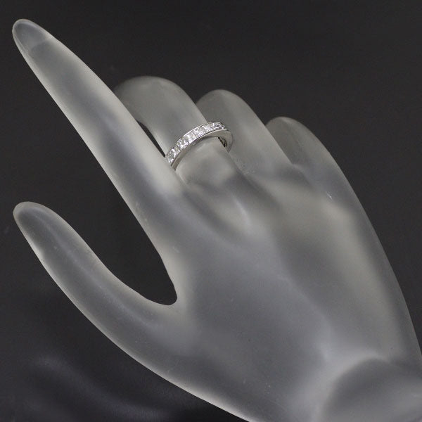 Harry Winston Pt950 Diamond Ring Princess Channel 3.6mm 