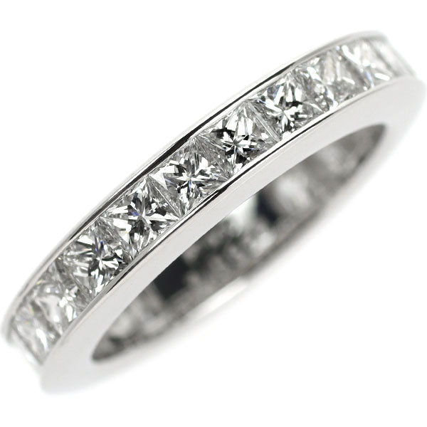 Harry Winston Pt950 Diamond Ring Princess Channel 3.6mm 