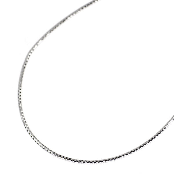 K18WG Omega chain necklace 40cm 