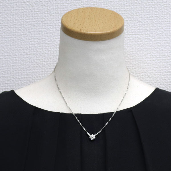 Heiwado Trading Pt950 Diamond Pendant Necklace 0.63ct 