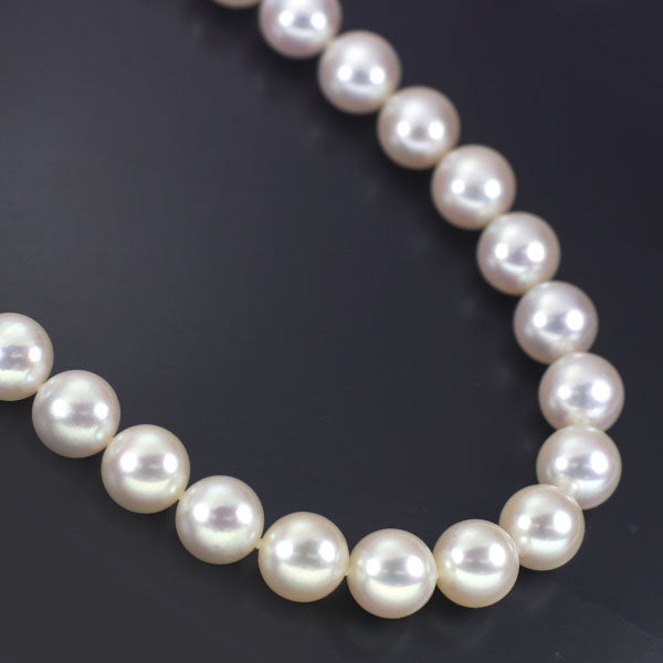 SV Aurora Flower Bead Akoya Pearl Necklace Diameter approx. 9.0-9.3mm 