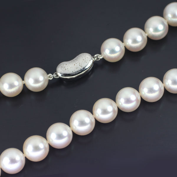 SV Aurora Flower Bead Akoya Pearl Necklace Diameter approx. 9.0-9.3mm 