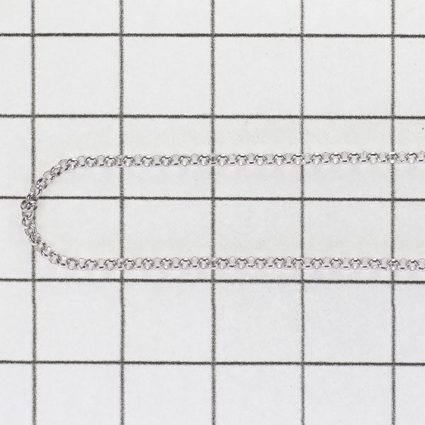 Tasaki Pearl K18WG Half Round Chain Necklace ~50cm 