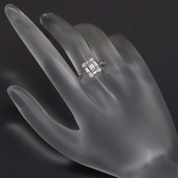 K18WG バケットダイヤ ダイヤモンド リング 0.24ct D0.40ct – セルビー ...