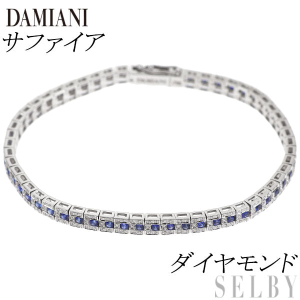 Damiani K18WG Sapphire Diamond Bracelet Belle Epoque 