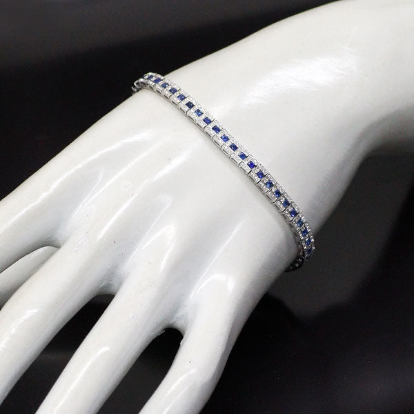 Damiani K18WG Sapphire Diamond Bracelet Belle Epoque 