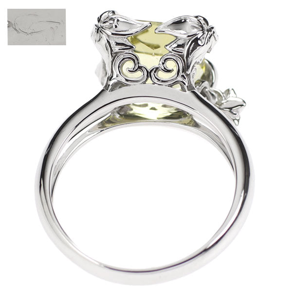 Carrera y Carrera K18WG Yellow Quartz Ring 