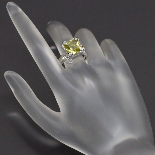 Carrera y Carrera K18WG Yellow Quartz Ring 