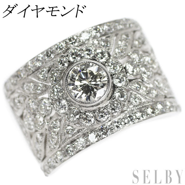 K18WG ダイヤモンド リング 0.11ct ピンキー 出品4週目 SELBY