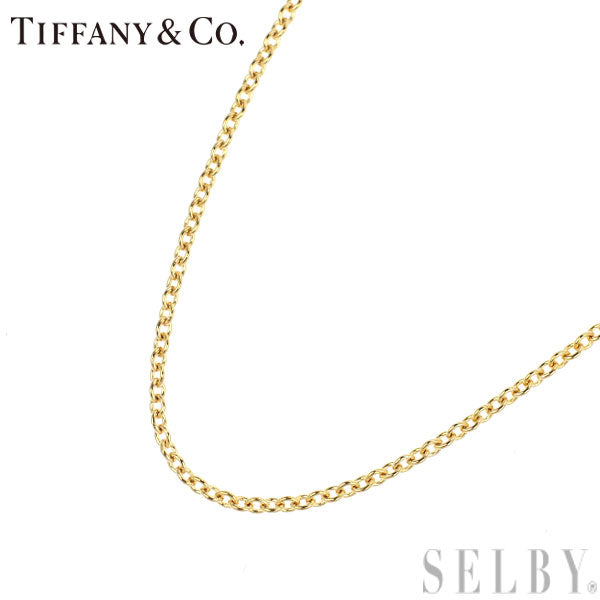 Tiffany K18YG Chain Necklace Azuki 