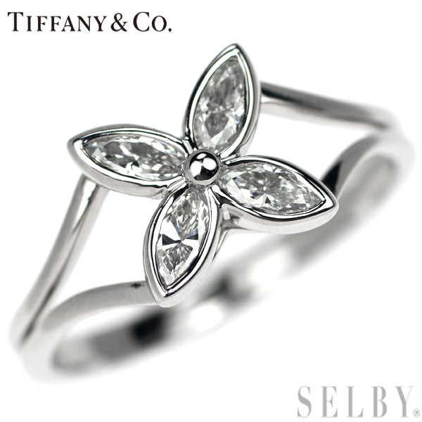 Tiffany Pt950 Diamond Ring Victoria 