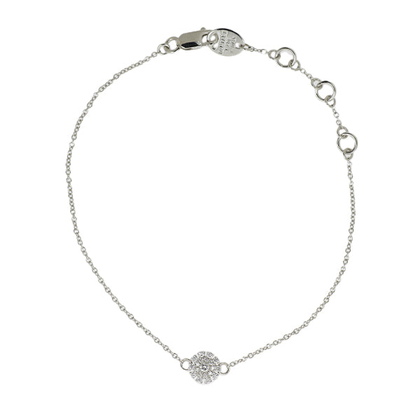 Damiani K18WG Diamond Bracelet Margherita 
