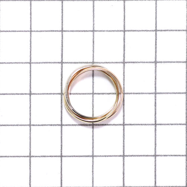 Cartier K18YG/WG/PG Ring Trinity No. 48 