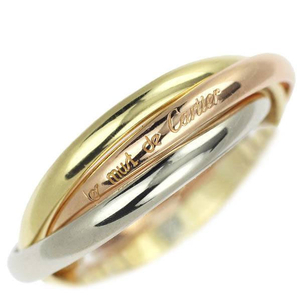 Cartier K18YG/WG/PG Ring Trinity No. 48 