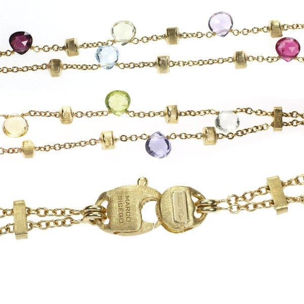 Marco Bicego K18YG Color Stone Bracelet Paradise Station 