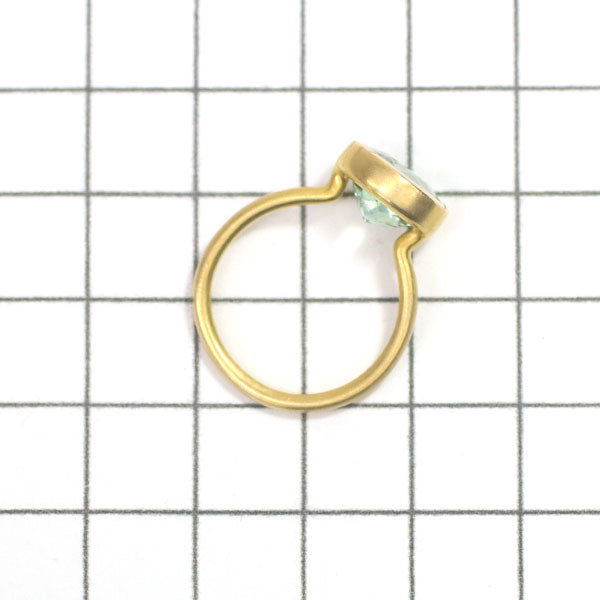 K18YG Quartz Ring 