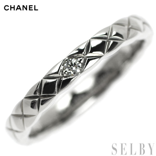 Chanel Pt950 Diamond Ring Coco Crush Size 48 