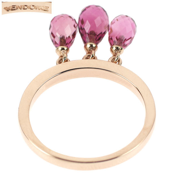 Vendome Aoyama K18PG Pink Tourmaline Ring 