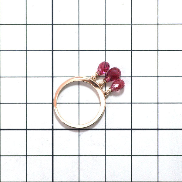 Vendome Aoyama K18PG Pink Tourmaline Ring 