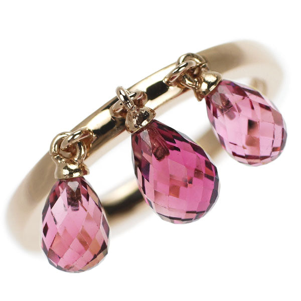 Vendome Aoyama K18PG Pink Tourmaline Ring 