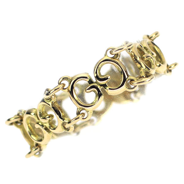 Gucci K18YG Ring Interlocking Chain 