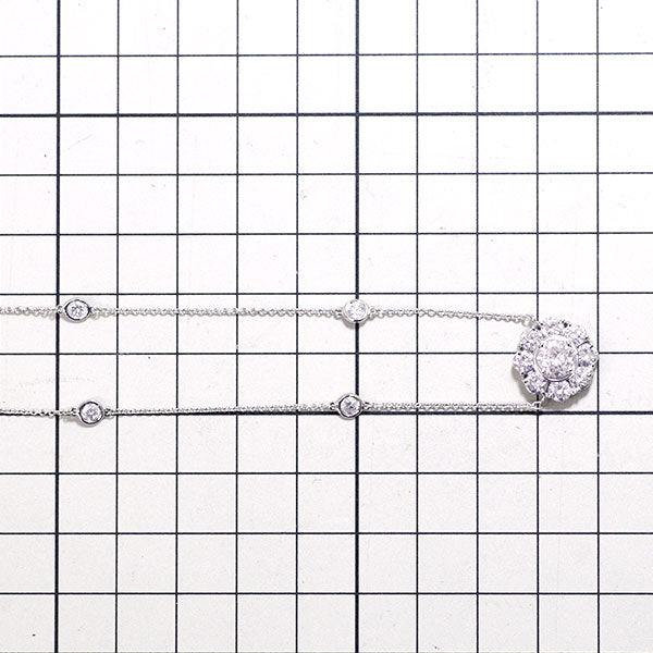 Pt900/ Pt850 LDH ダイヤモンド ペンダントネックレス 1.029ct D1.96ct