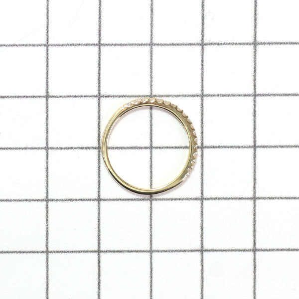 Ponte Vecchio K18YG Diamond Ring 0.13ct Half Eternity 