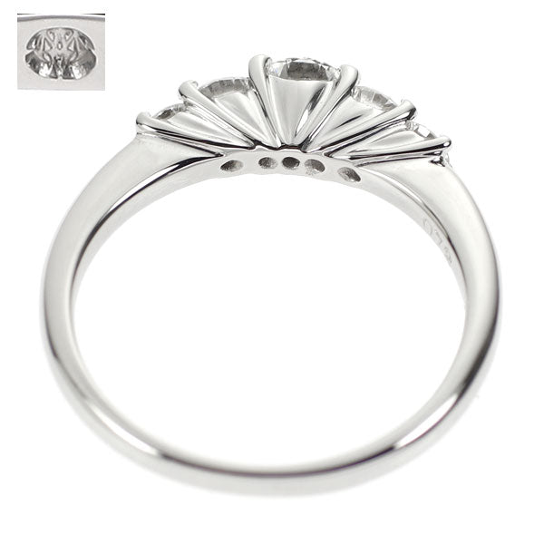 Monnickendam Pt900 Diamond Ring 0.72ct 