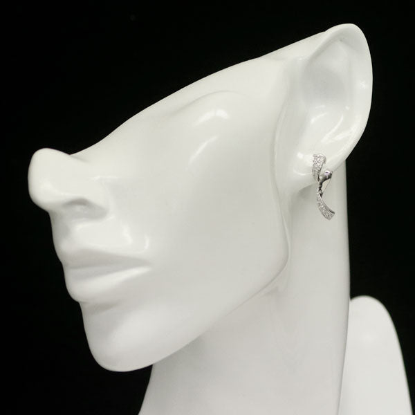K18WG Diamond Earrings 0.14ct 