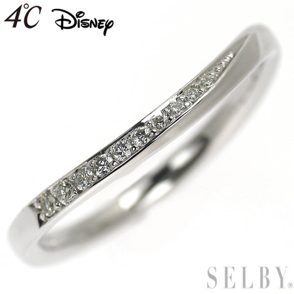 4℃/Disney Pt950 Diamond Ring Love Mickey Mouse Collection 