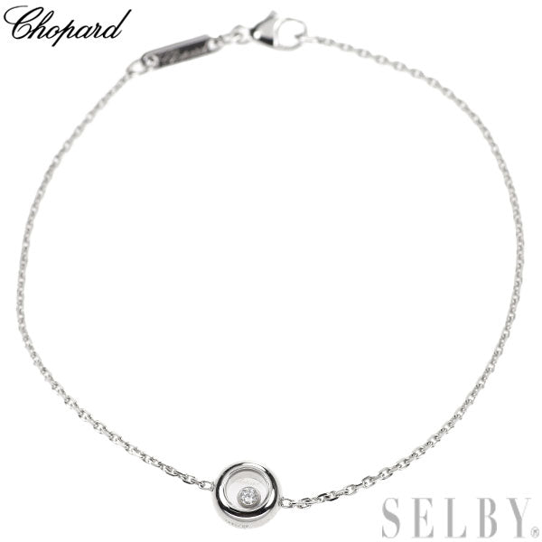 Chopard K18WG Diamond Bracelet Happy Diamond 