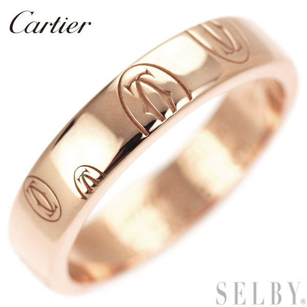 Cartier K18PG Ring Happy Birthday Size 47 