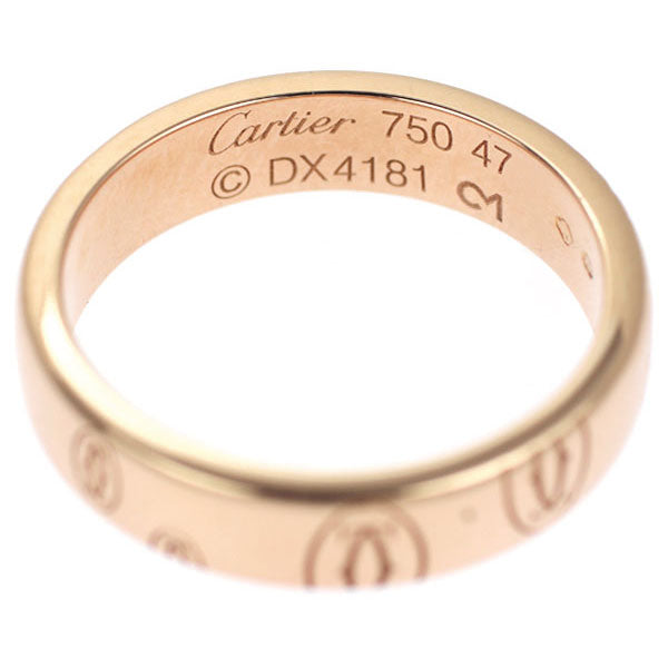 Cartier K18PG Ring Happy Birthday Size 47 