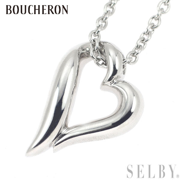 Boucheron K18WG Pendant Necklace B Collection 