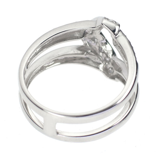 Pt900 Diamond Ring 0.39ct 