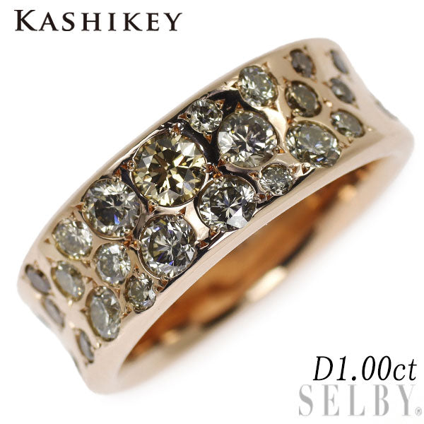 Kashikei K18BG Diamond Ring 1.00ct Melange 