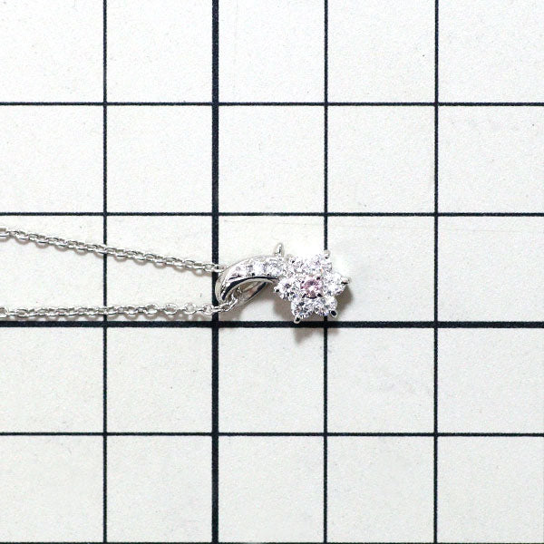 スタージュエリー 希少 Pt900 天然ピンク ダイヤモンド ペンダントネックレス 0.03ct D0.21ct