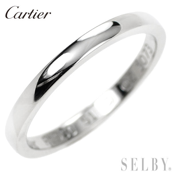 Cartier Pt950 Ring Band Size 51 