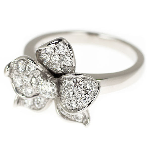 Monnickendam K18WG Diamond Ring 0.71ct Flower 