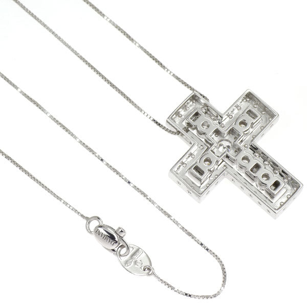 Damiani K18WG Diamond Pendant Necklace Belle Epoque M 50 Cross 