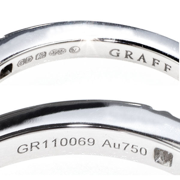 Graff K18WG Diamond Ring Duet Wraparound #12.0 《Selby Ginza Store》 [S, Like New, Polished] [Used] 