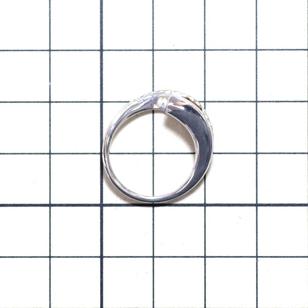 K18WG Spessartine Garnet Diamond Ring 1.01ct D0.19ct 