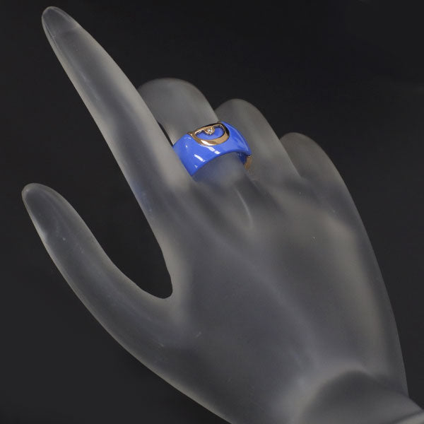 Damiani Ceramic/K18PG Diamond Ring D Icon 