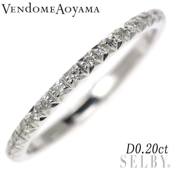 Vendome Aoyama K18WG Diamond Ring 0.20ct 