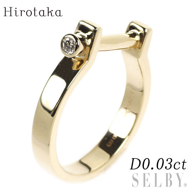 Hirotaka K10YG ダイヤモンド リング 0.03ct ピンキー – セルビー 