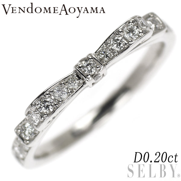 30,970円美品 ヴァンドーム青山 Pt950 ダイヤ0.232(D-VS1) リング 指輪