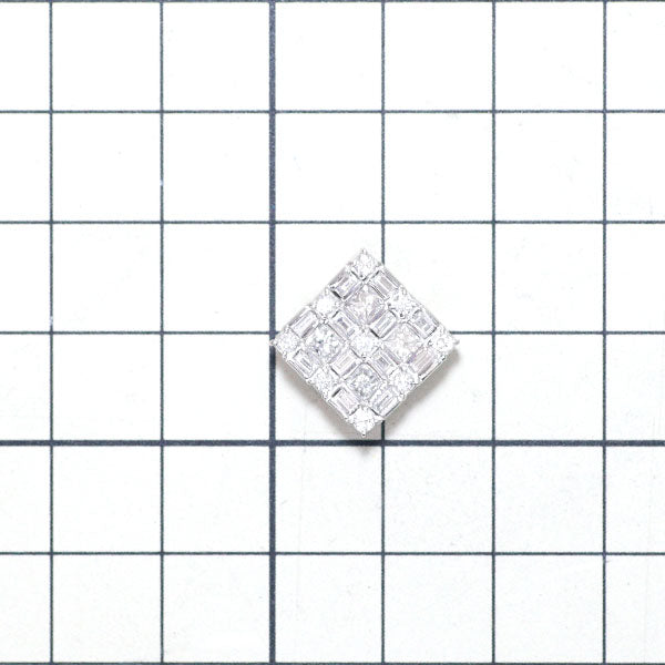 Pt900 Diamond Pendant 1.04ct 