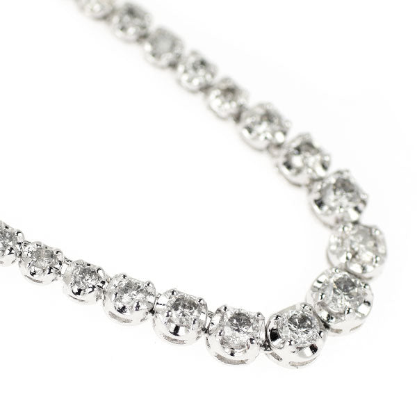 Nickel Diamond Necklace 3.00ct 