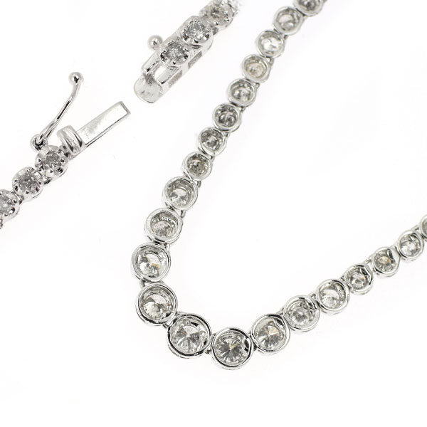 Nickel Diamond Necklace 3.00ct 