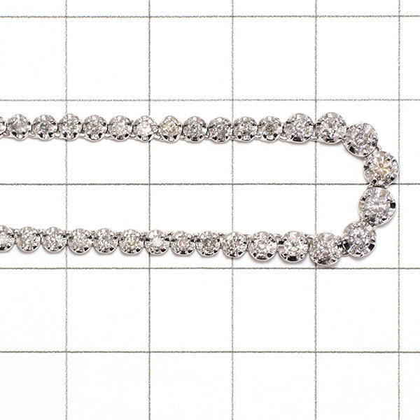 Nickel Diamond Necklace 3.00ct 